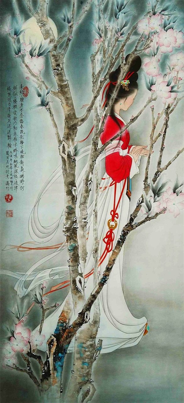 古典美女形体图