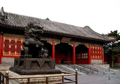 北京颐和园东宫门