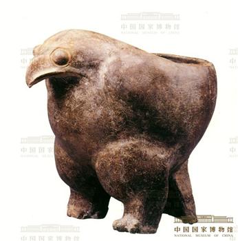 鹰形陶鼎