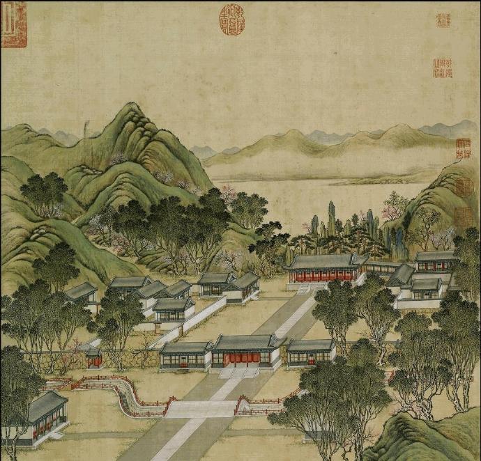 稀世珍品乾隆原图《圆明园四十景图咏》