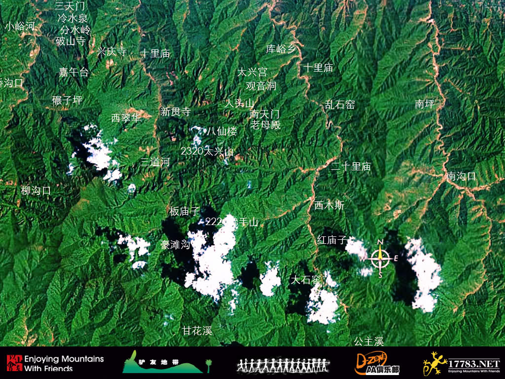 秦岭地图