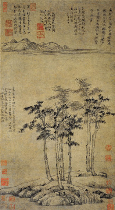 倪瓒《六君子图》主要题跋注释及简析
