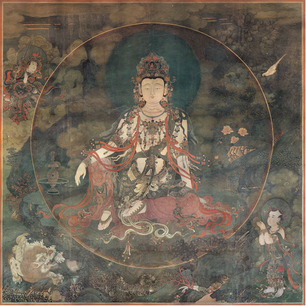 明代《水月观音》壁画