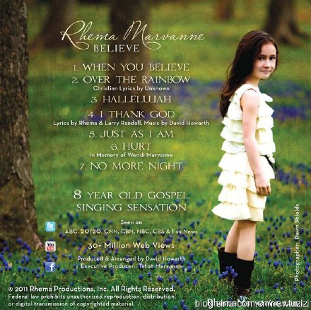 Rhema Marvanne演唱的“I Thank God”