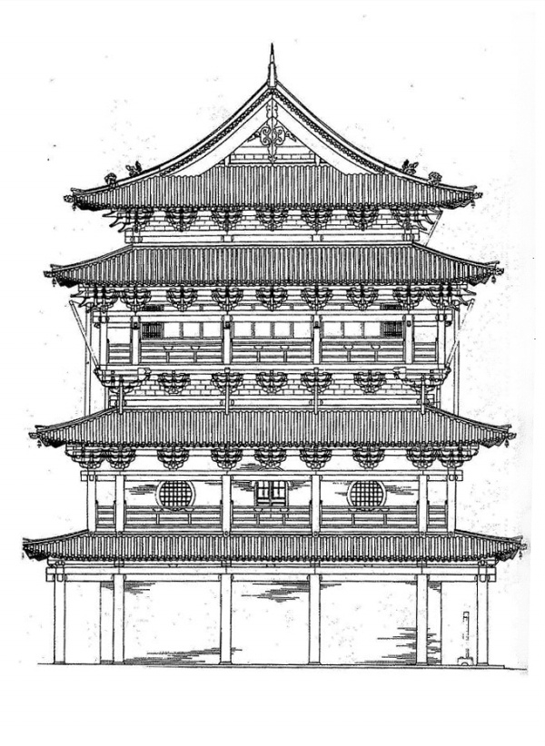 中国古典建筑线图
