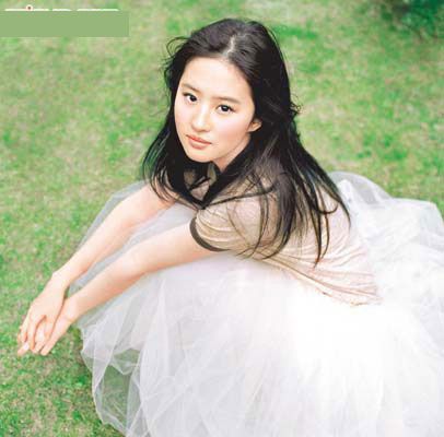 刘亦菲少女思春图