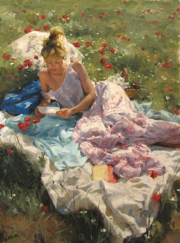 西班牙艺术家Vicente Romero Redondo油画作品