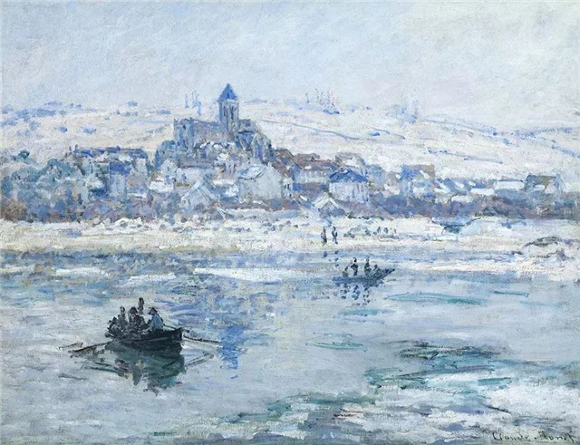 莫奈雪景画欣赏