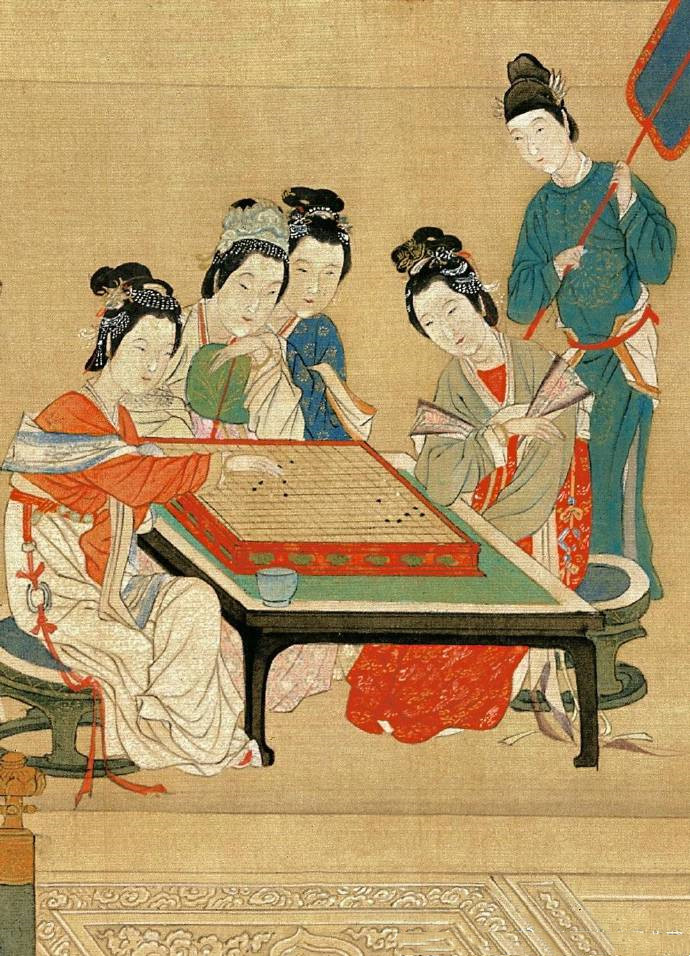 明仇英《汉宫春晓图》