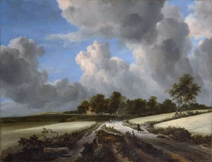 雷斯达尔《Wheat Fields》麦田