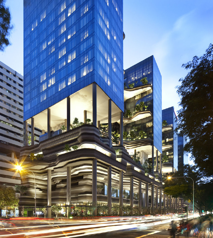 新加坡PARKROYAL on Pickering花園酒店