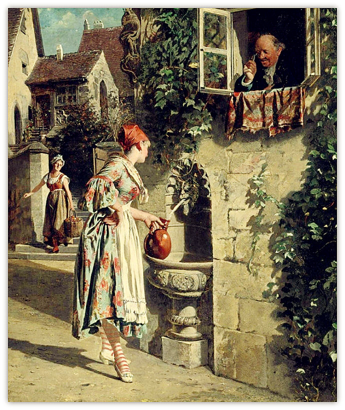 世界油画欣赏：妩媚绝美的女人