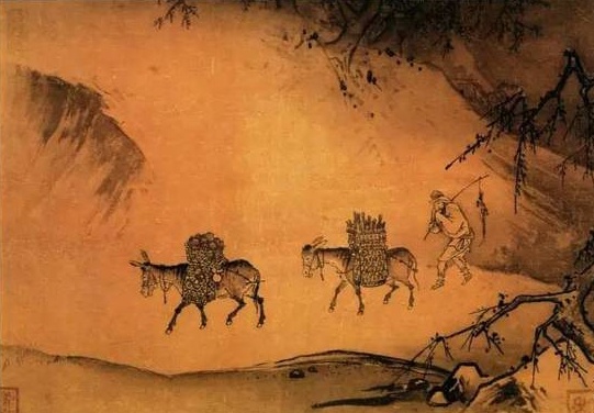  南宋 马远《晓雪山行图》