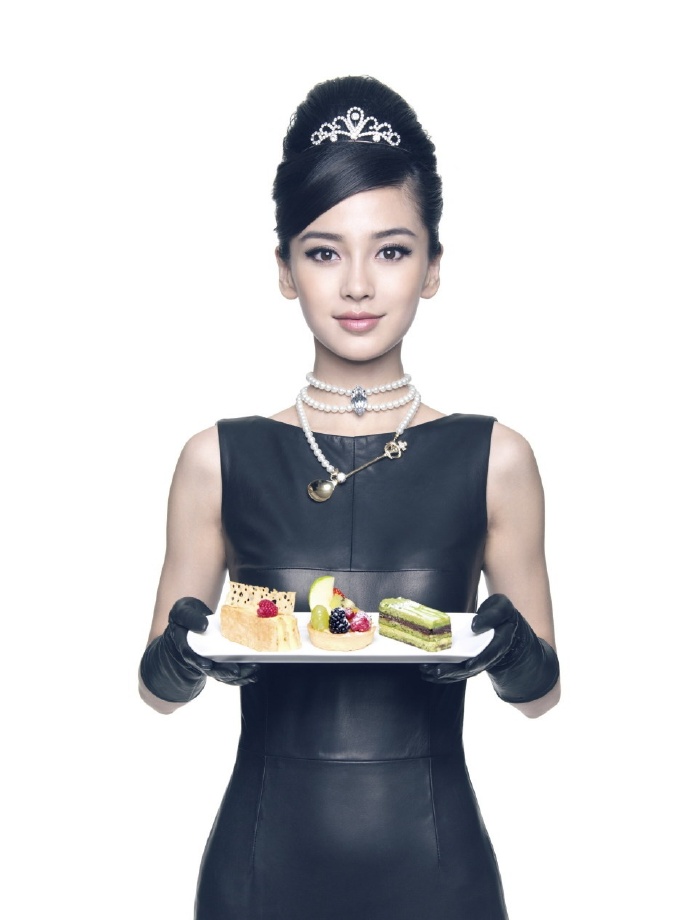 Angelababy 2012年拍摄的宣传图