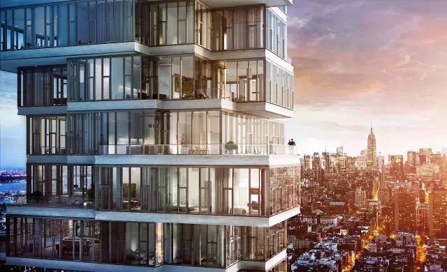 赫尔佐格德梅隆纽约豪华住宅56 Leonard Street层层叠高楼