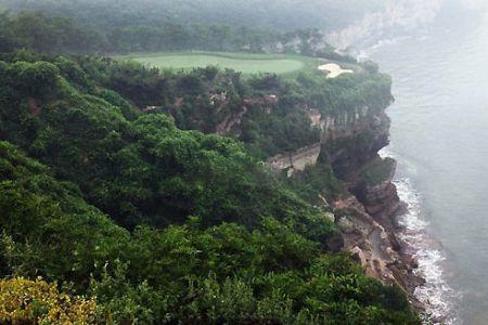 中国风格各异的海景球场