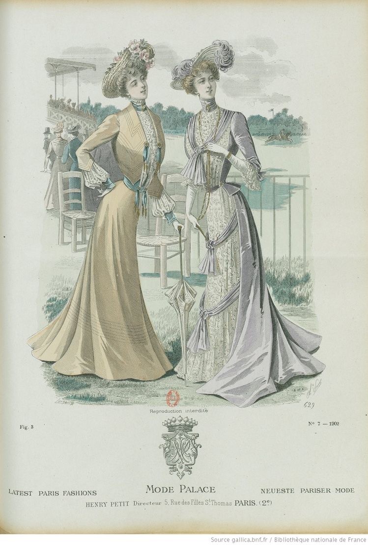 1902年的欧时尚插画