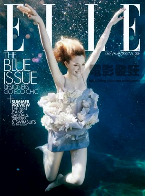 德鲁·巴里摩尔《ELLE》