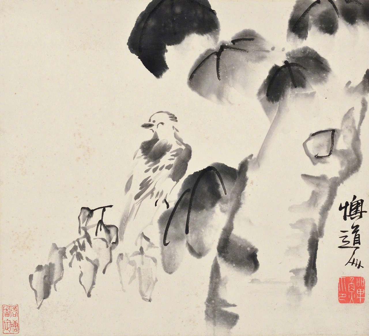 李鱓墨花卉画册