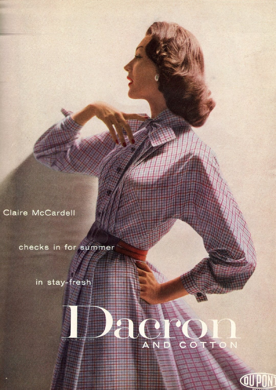 1950年代美国杜邦公司的涤纶面料服装广告