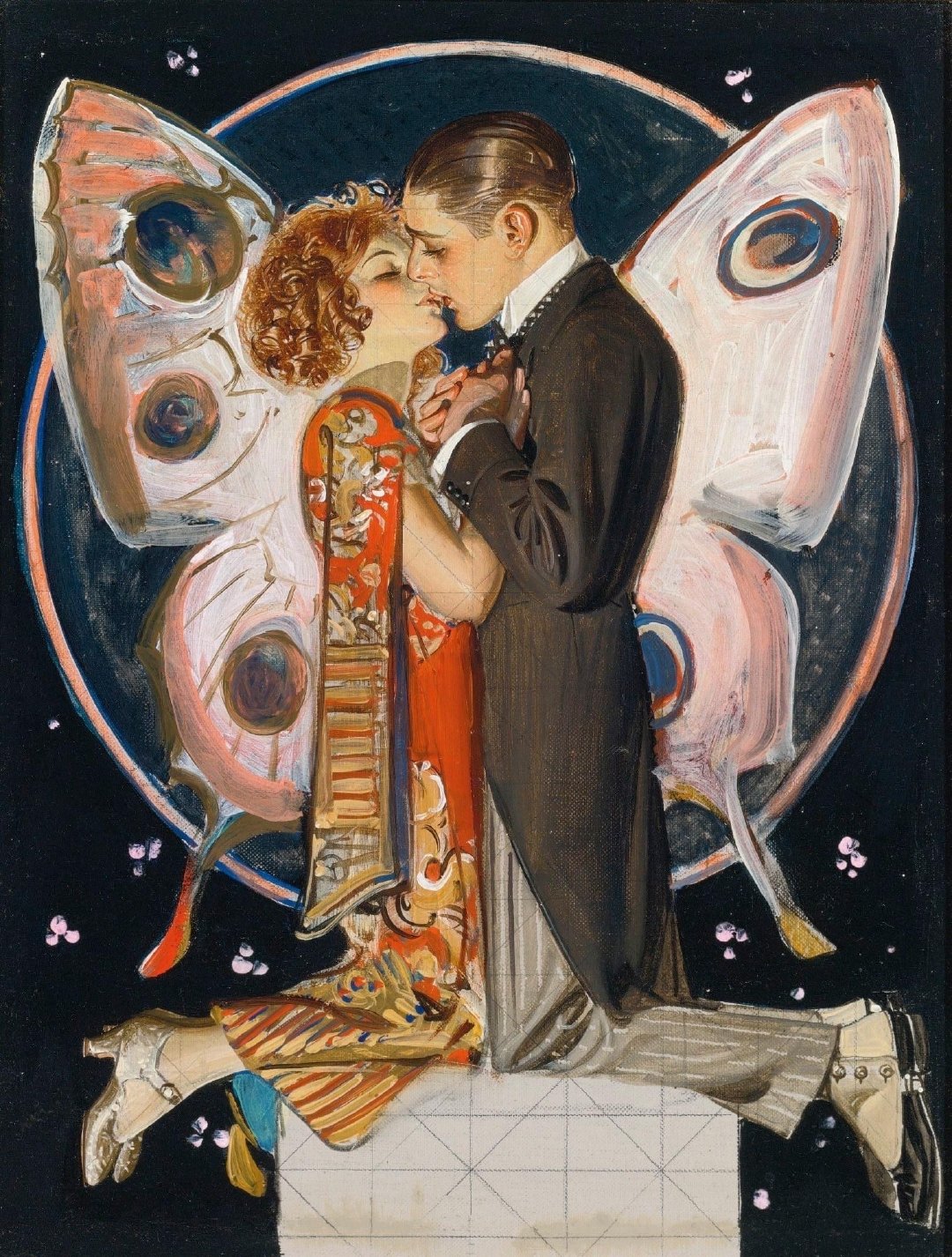 莱耶德克（Joseph Christian Leyendecker作品中的浪漫关