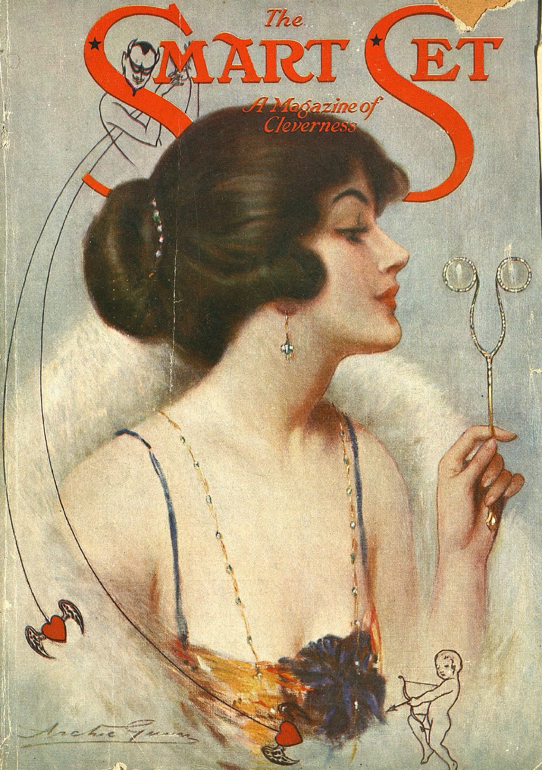 美国杂志《The Smart Set》1910年代封面上美人们