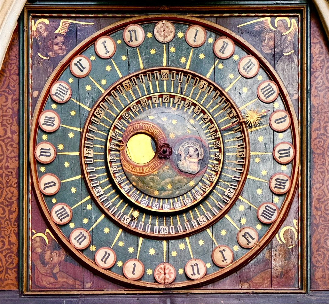 精致梦幻的古董天文钟