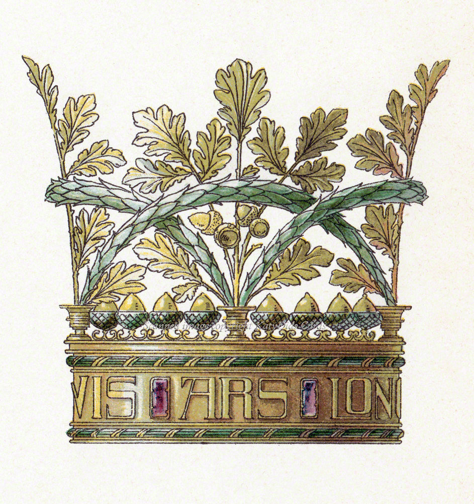 新艺术运动设计师Anton Seder在1890年设计的头冠