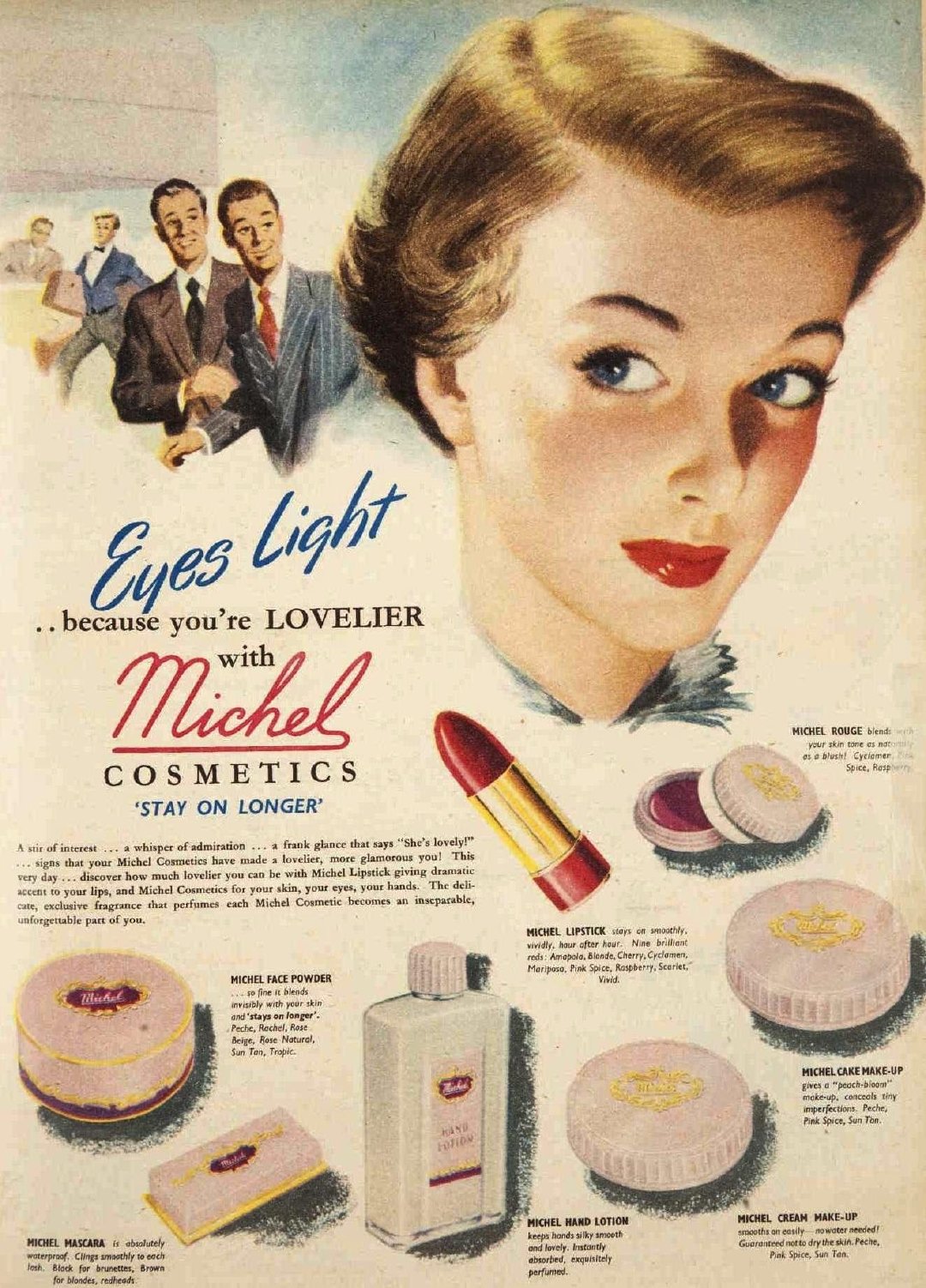 50年代的化妆品广告