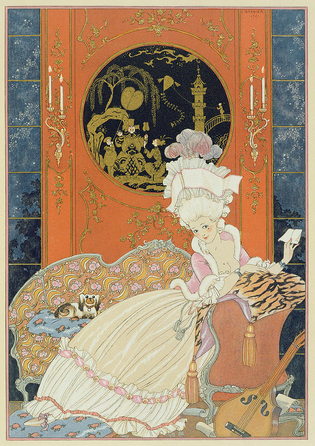 法国ART DECO插画大师George Barbier的东方幻想