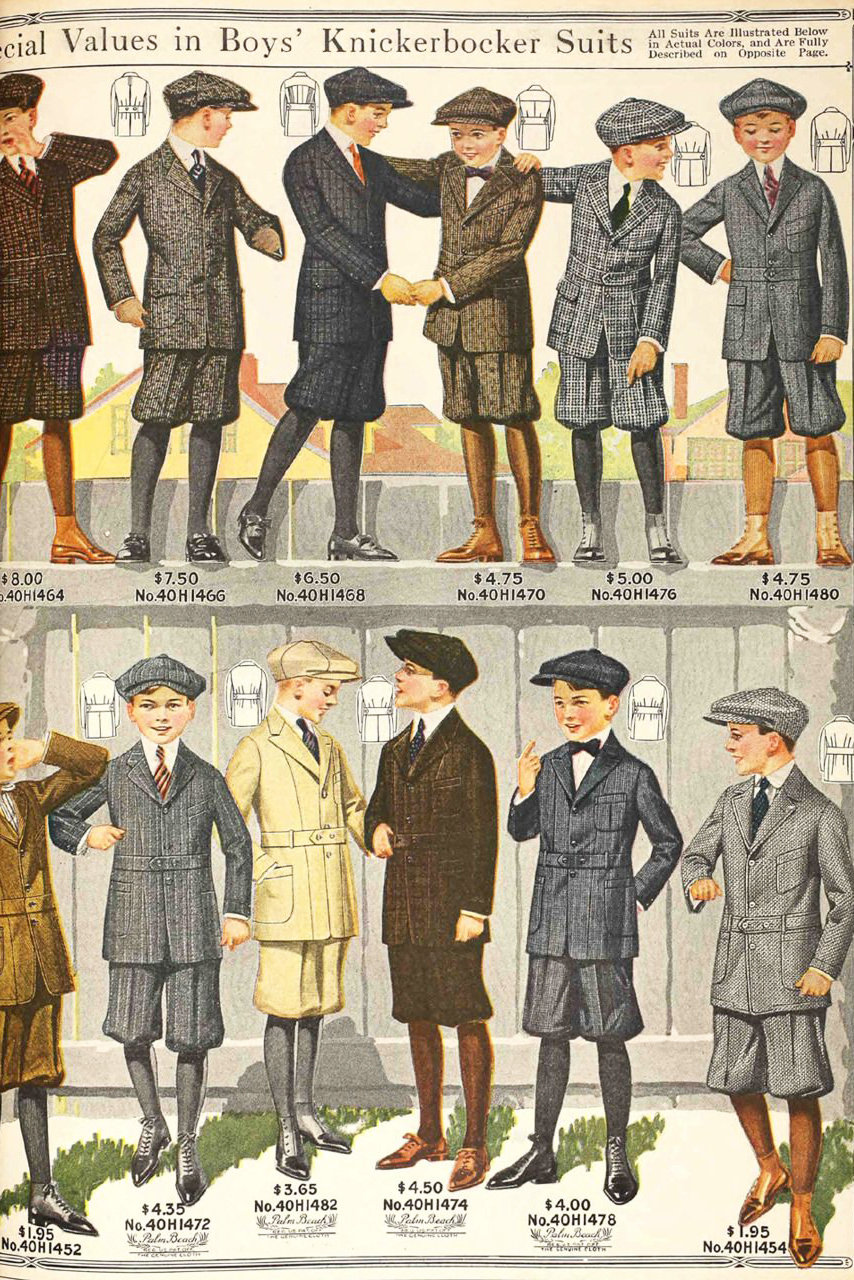 100年前的儿童服饰