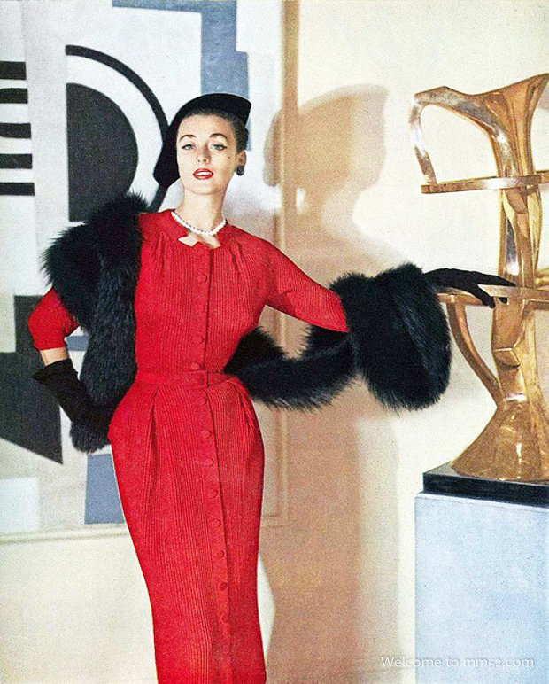 40-50年代的超模朵莲·丽（Dorian Leigh）