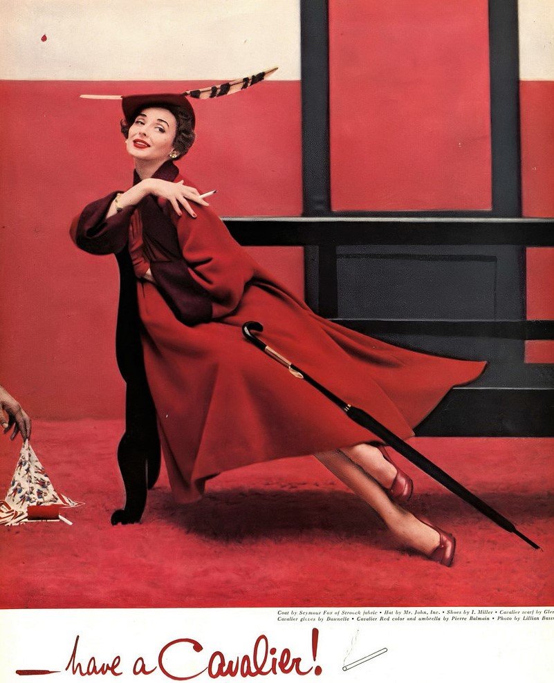 上个世纪40-50年代的超模Dorian Leigh