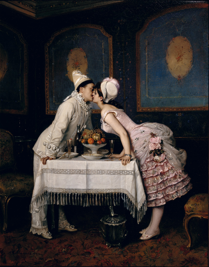 法国Auguste Toulmouche油画