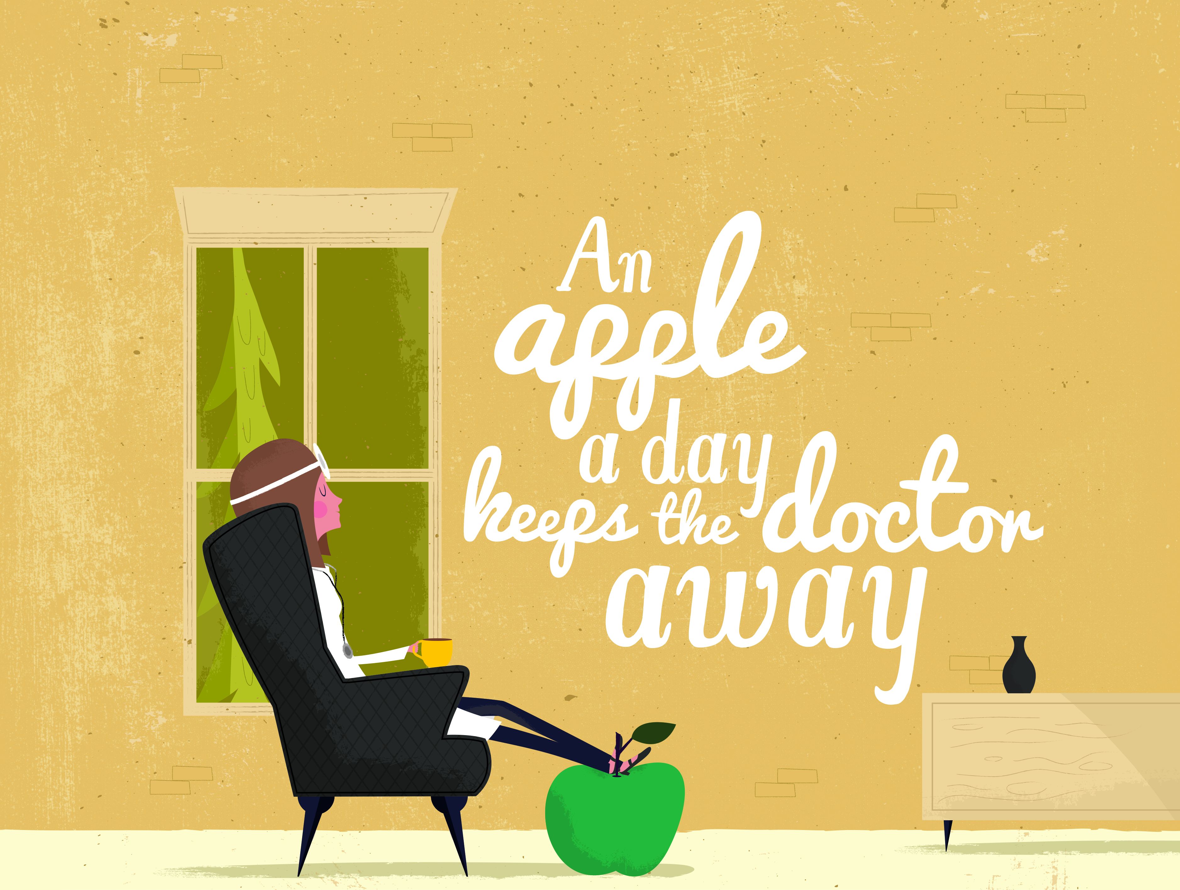 童谣《 An Apple A Day》