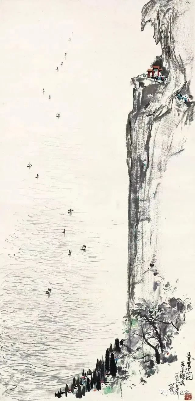 画家们笔下的老昆明--滇池