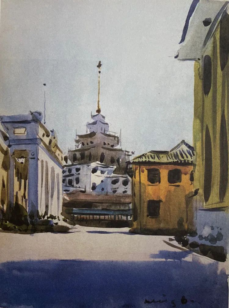 画家们笔下的老昆明--昆明街景