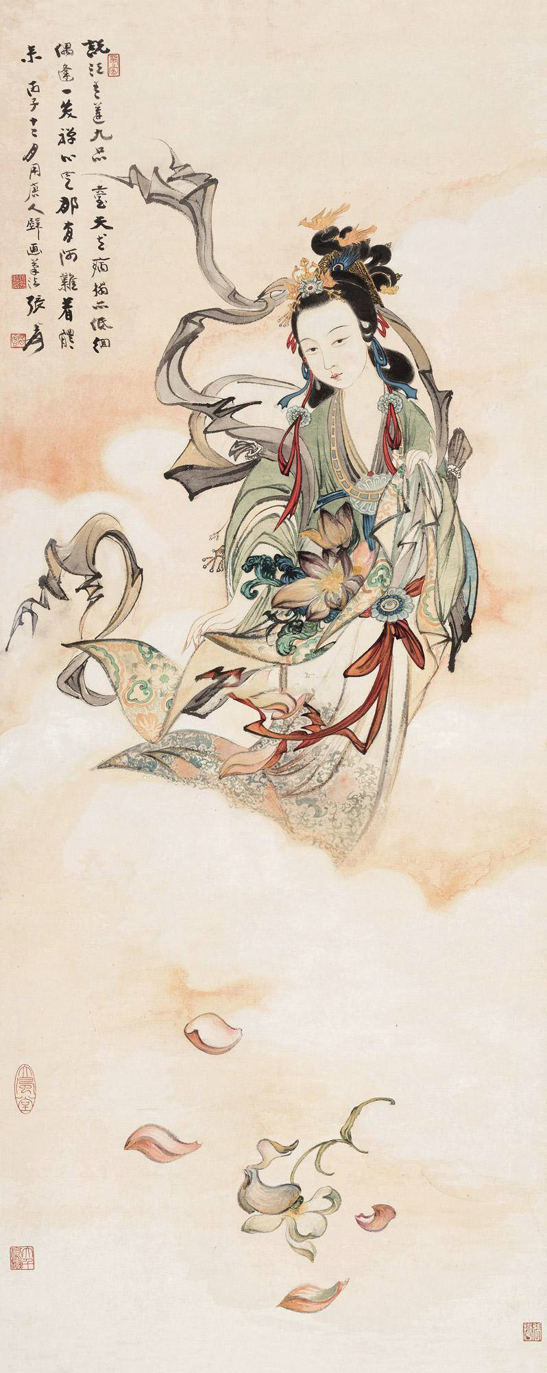 张大千仕女图