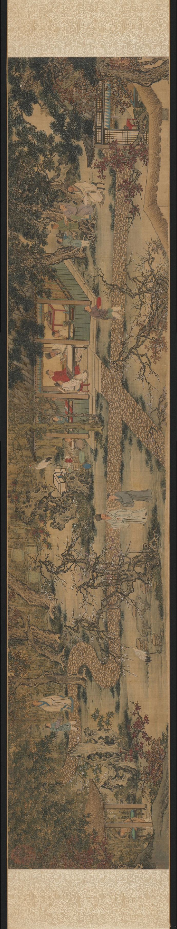 明 谢环《香山九老图》