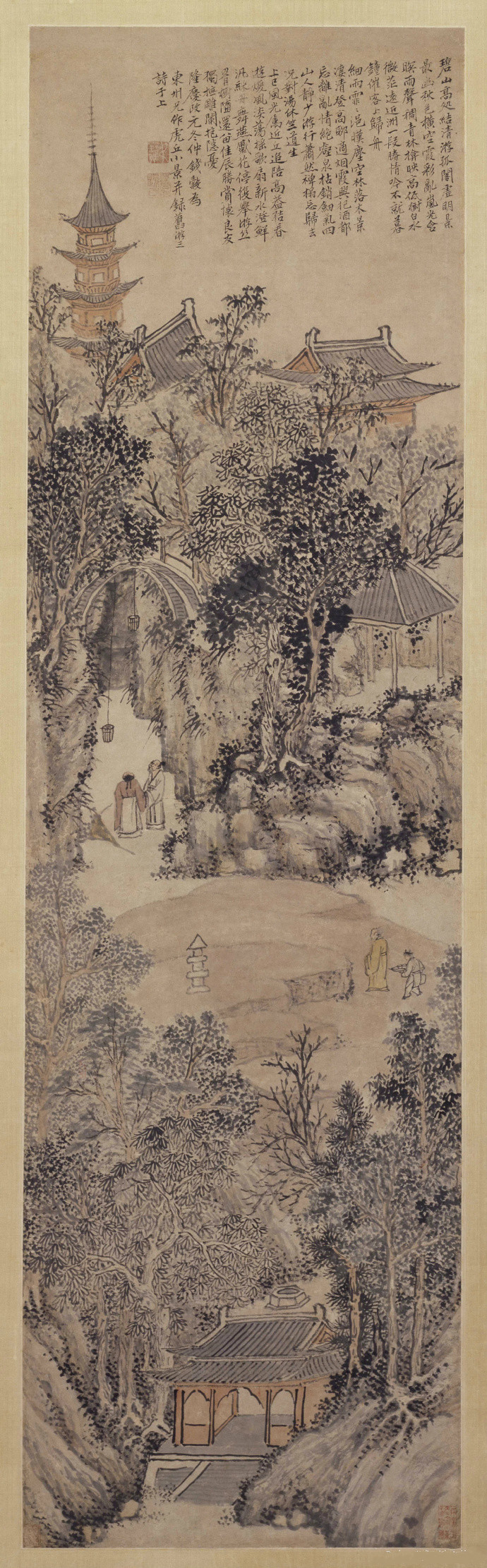 明 钱榖 《虎丘小景》