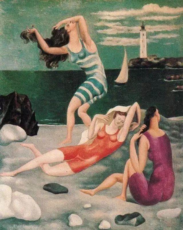 毕加索 《沐浴》