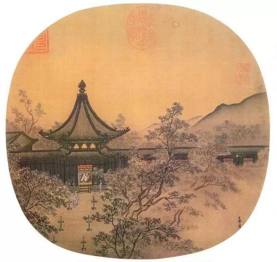 马麟《秉烛夜游图》