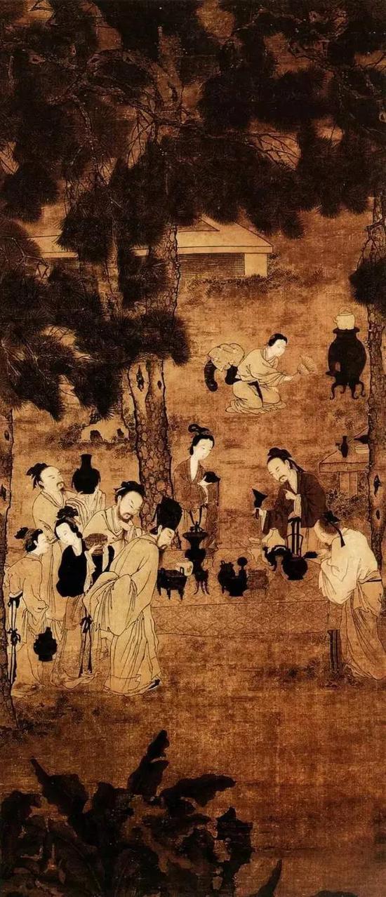 宋 刘松年 《博古图》
