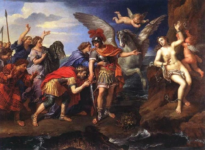 Pierre Mignard《帕修斯和安德洛墨达》（Perseus and An