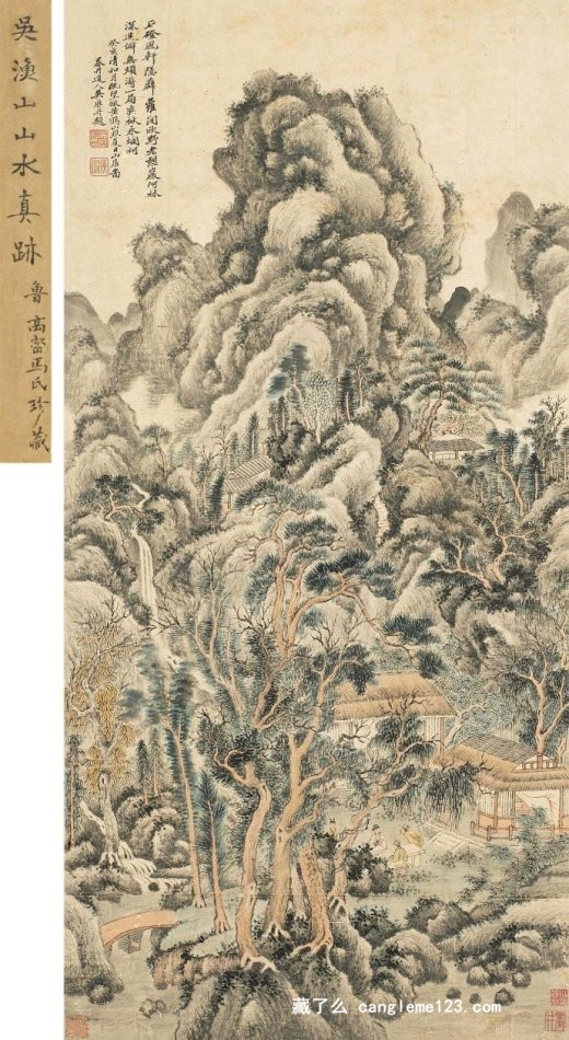 清 吴历《夏日山居图》