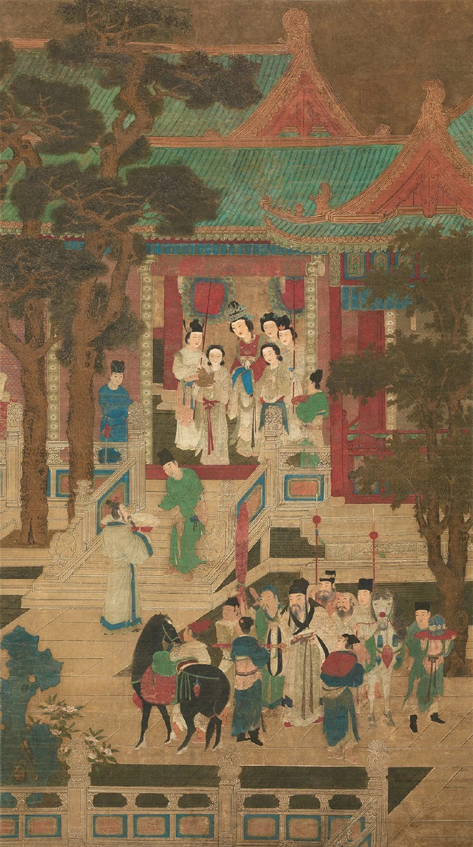 周文矩(传) 太真出游图