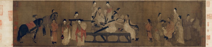 南北朝 杨子华《北齐校书图》