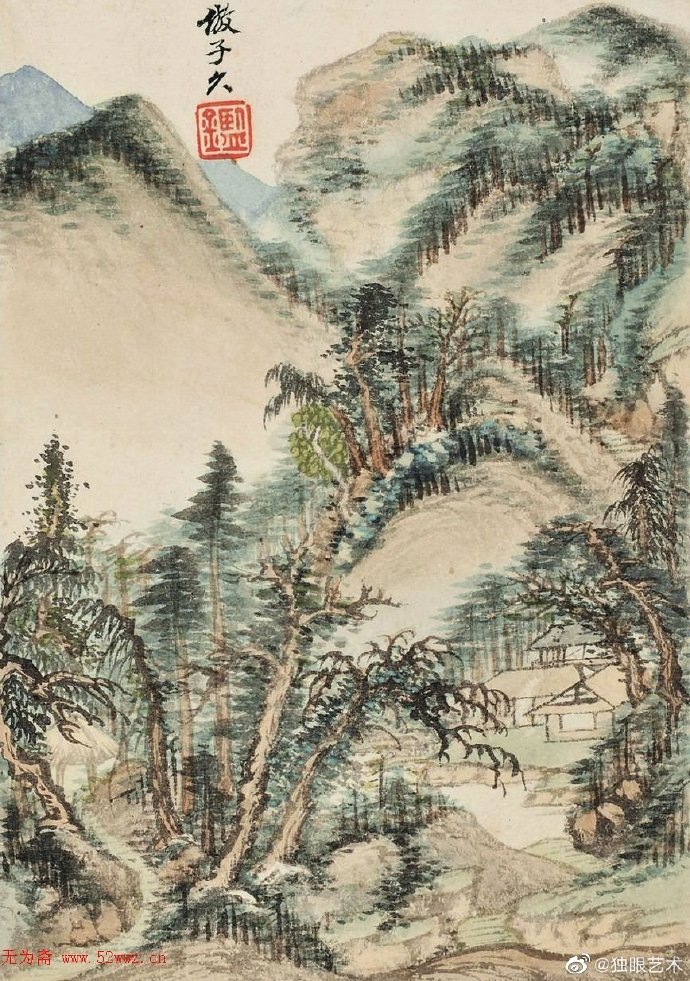 清 王鉴《仿宋元各家册》