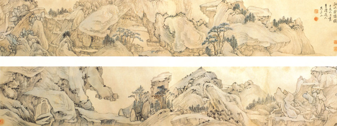 中国历代传世山水名画全集赏析--清代篇