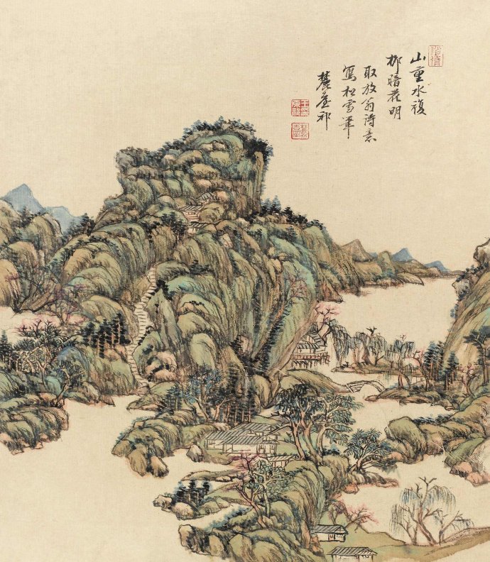 清 王原祁《放翁诗意图》
